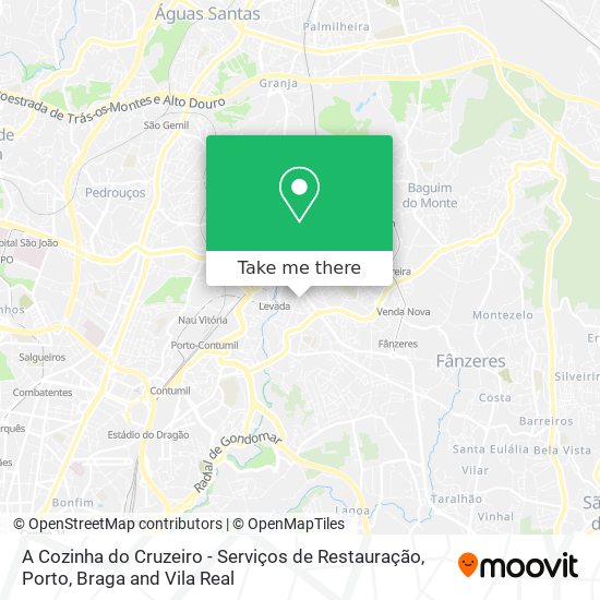 A Cozinha do Cruzeiro - Serviços de Restauração map