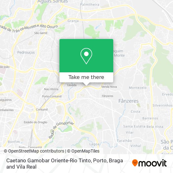 Caetano Gamobar Oriente-Rio Tinto map