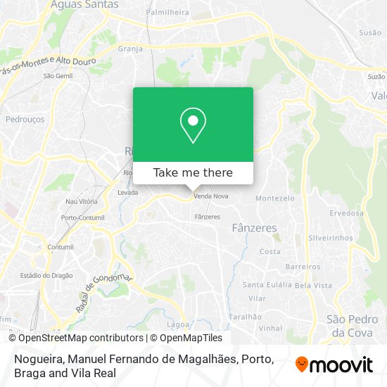 Nogueira, Manuel Fernando de Magalhães map