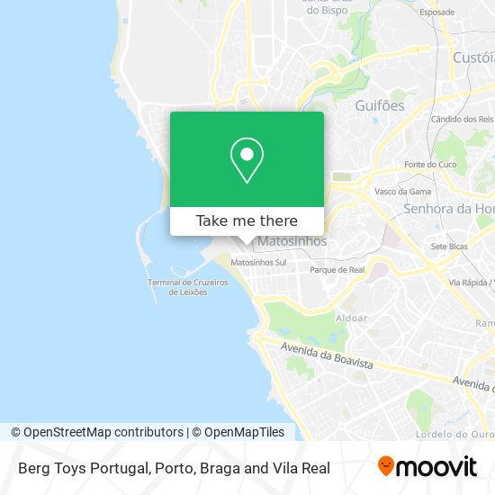 Berg Toys Portugal map
