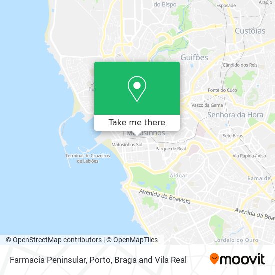 Farmacia Peninsular map