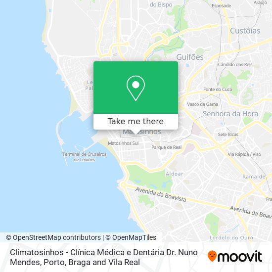 Climatosinhos - Clínica Médica e Dentária Dr. Nuno Mendes map