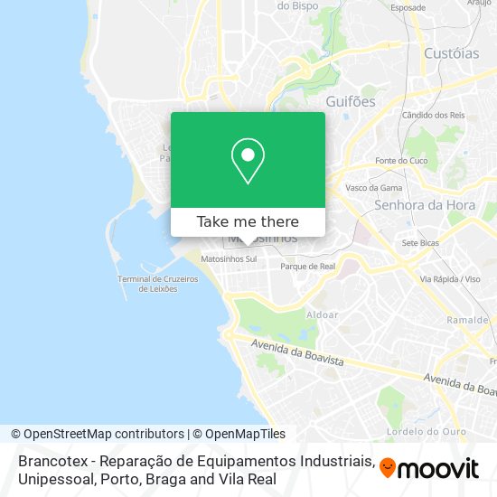 Brancotex - Reparação de Equipamentos Industriais, Unipessoal map