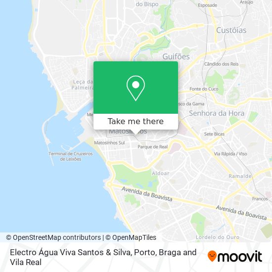 Electro Água Viva Santos & Silva map