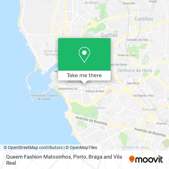 Queem Fashion Matosinhos map