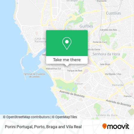 Porini Portugal map