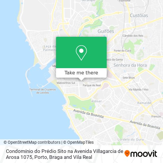 Condomínio do Prédio Sito na Avenida Villagarcia de Arosa 1075 mapa