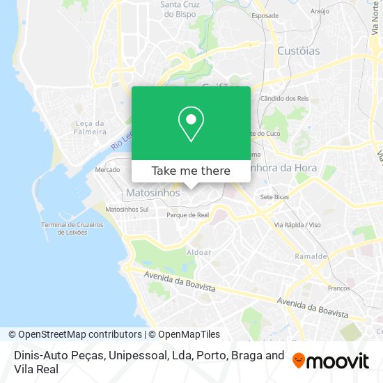 Dinis-Auto Peças, Unipessoal, Lda map