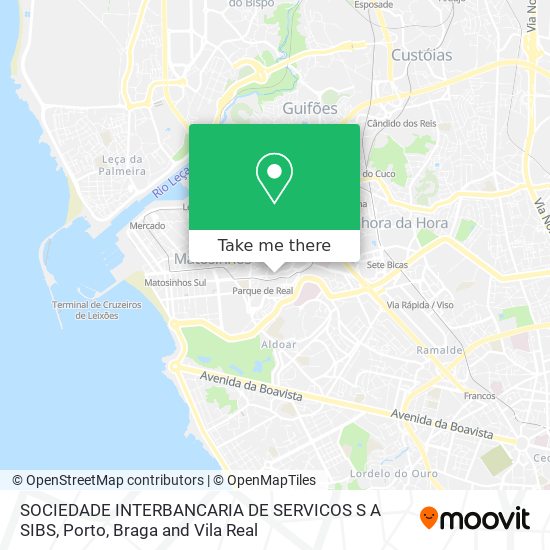 SOCIEDADE INTERBANCARIA DE SERVICOS S A SIBS mapa