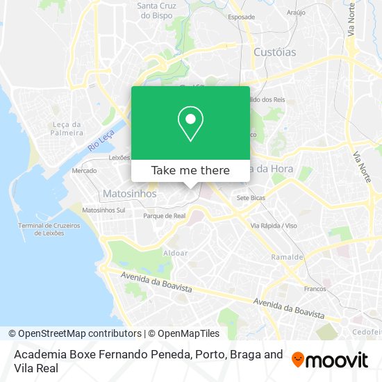 Academia Boxe Fernando Peneda map