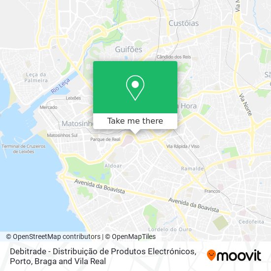 Debitrade - Distribuição de Produtos Electrónicos map