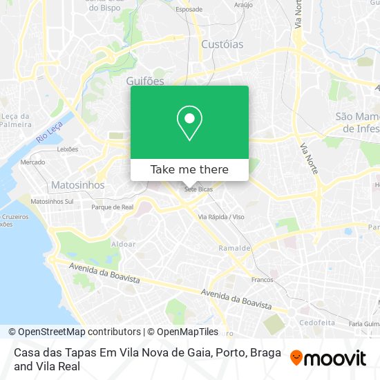 Casa das Tapas Em Vila Nova de Gaia map