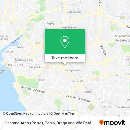 Caetano Auto (Porto) map