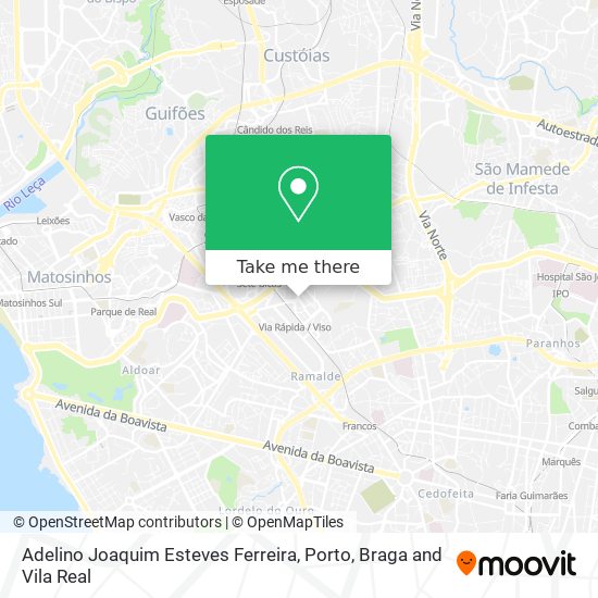 Adelino Joaquim Esteves Ferreira mapa