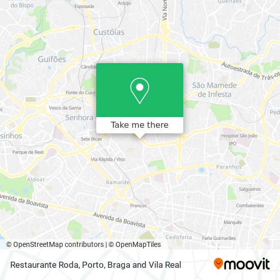 Restaurante Roda map