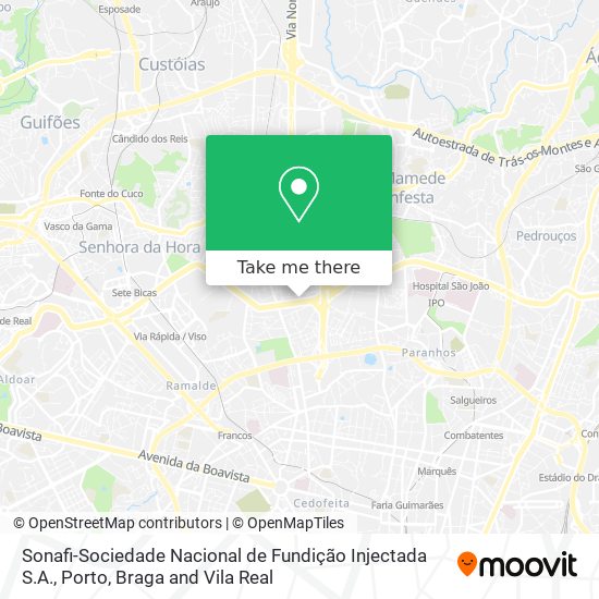 Sonafi-Sociedade Nacional de Fundição Injectada S.A. mapa