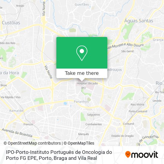 IPO-Porto-Instituto Português de Oncologia do Porto FG EPE map