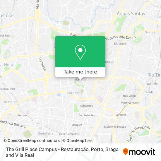 The Grill Place Campus - Restauração map