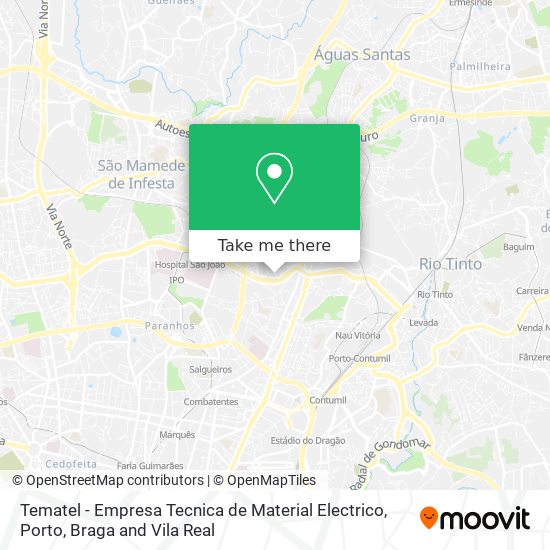 Tematel - Empresa Tecnica de Material Electrico map