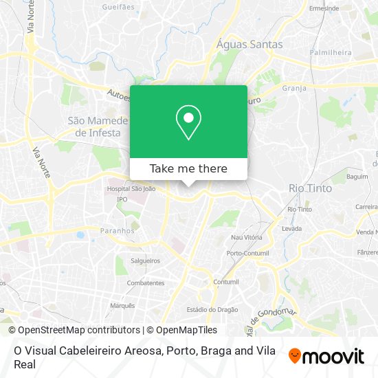 O Visual Cabeleireiro Areosa map