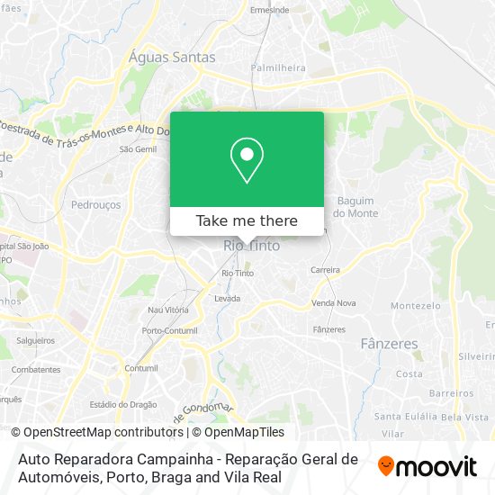Auto Reparadora Campainha - Reparação Geral de Automóveis mapa