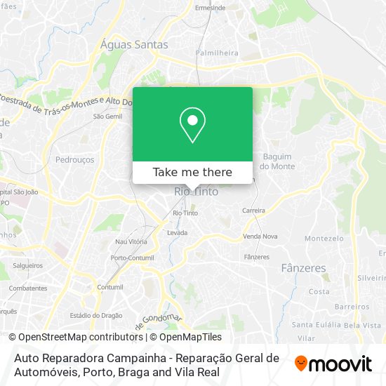 Auto Reparadora Campainha - Reparação Geral de Automóveis map