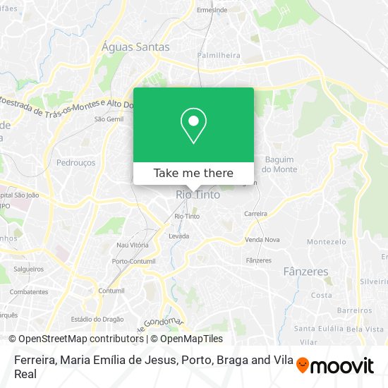 Ferreira, Maria Emília de Jesus map