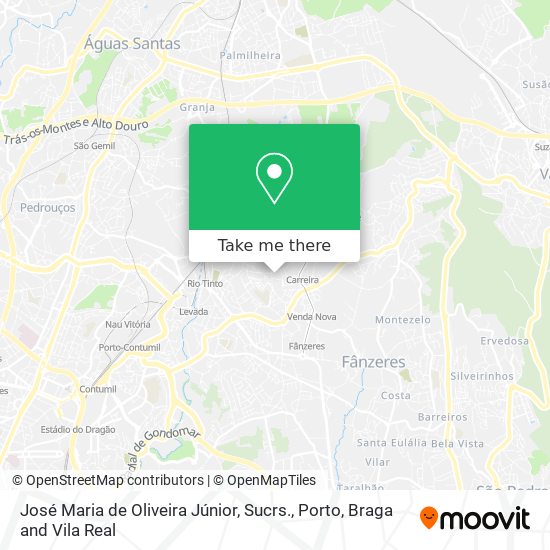 José Maria de Oliveira Júnior, Sucrs. map