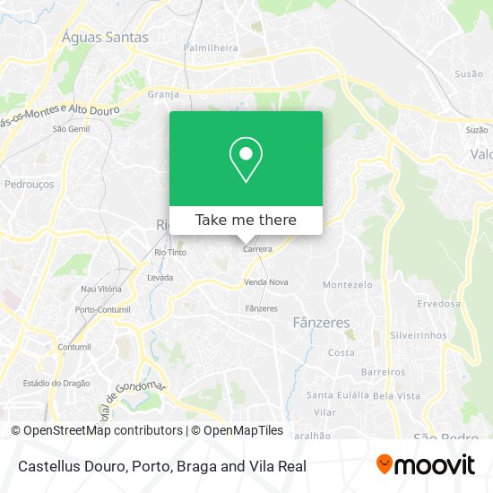 Castellus Douro map