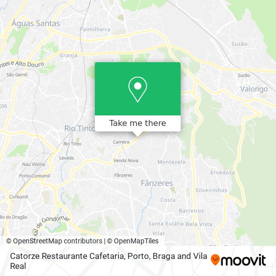 Catorze Restaurante Cafetaria map