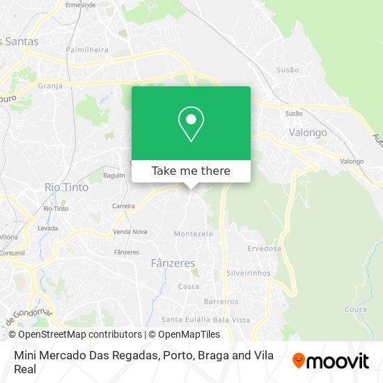 Mini Mercado Das Regadas map