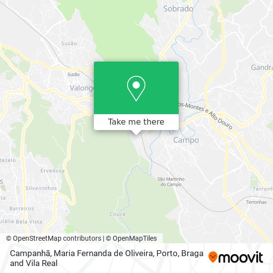 Campanhã, Maria Fernanda de Oliveira map