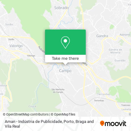 Aman - Indústria de Publicidade mapa