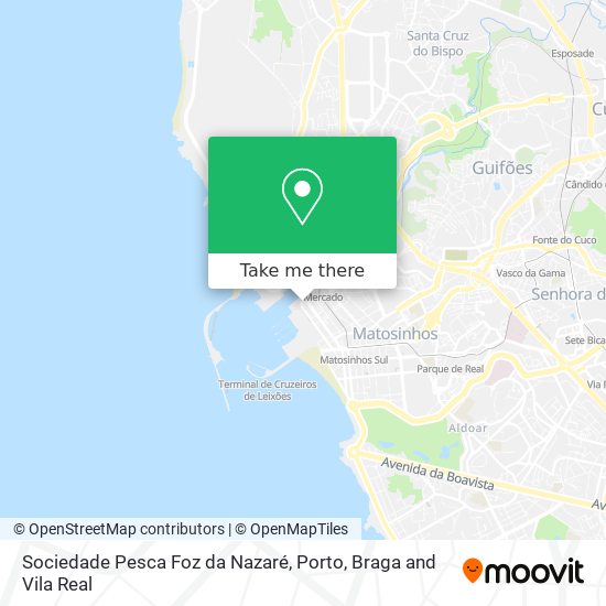 Sociedade Pesca Foz da Nazaré map