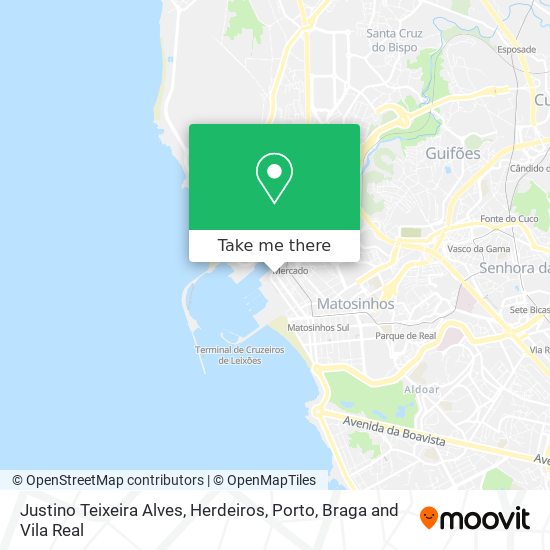 Justino Teixeira Alves, Herdeiros mapa