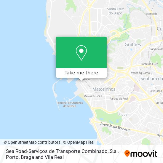 Sea Road-Serviços de Transporte Combinado, S.a. map