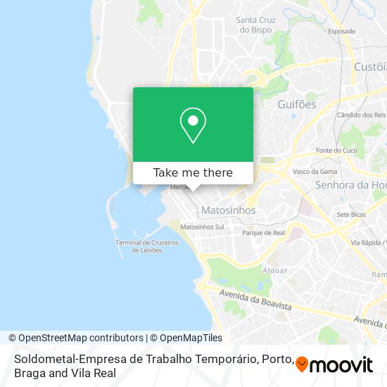 Soldometal-Empresa de Trabalho Temporário mapa