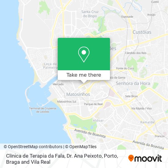 Clínica de Terapia da Fala, Dr. Ana Peixoto map