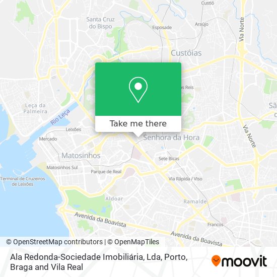 Ala Redonda-Sociedade Imobiliária, Lda map