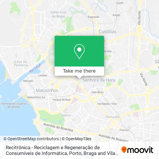 Recitrónica - Reciclagem e Regeneração de Consumíveis de Informática map