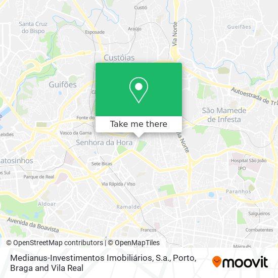 Medianus-Investimentos Imobiliários, S.a. map