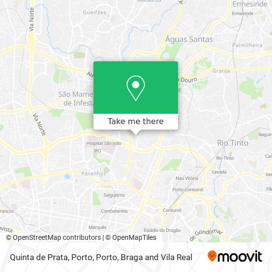 Quinta de Prata, Porto map