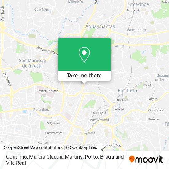 Coutinho, Márcia Cláudia Martins map