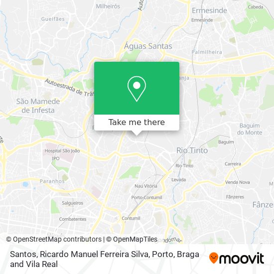 Santos, Ricardo Manuel Ferreira Silva map