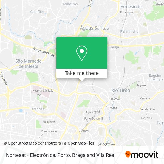Nortesat - Electrónica mapa