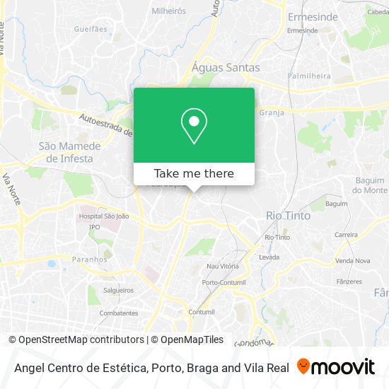 Angel Centro de Estética map