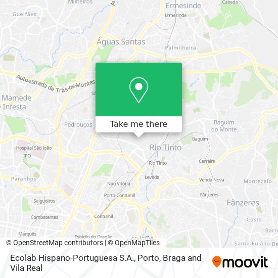 Ecolab Hispano-Portuguesa S.A. map