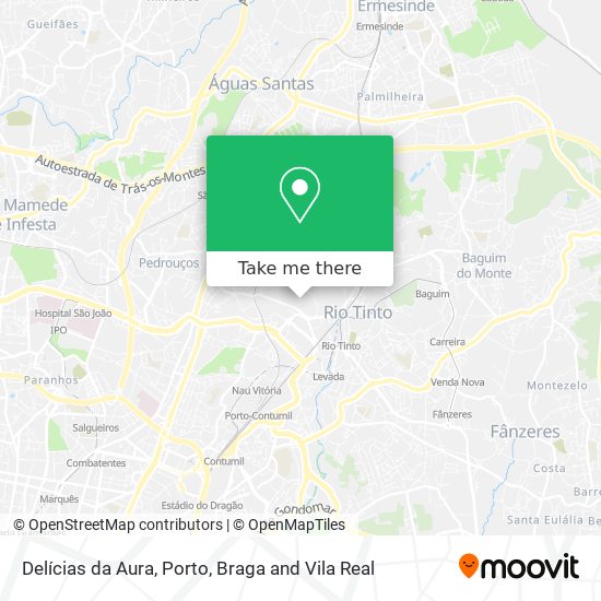 Delícias da Aura mapa