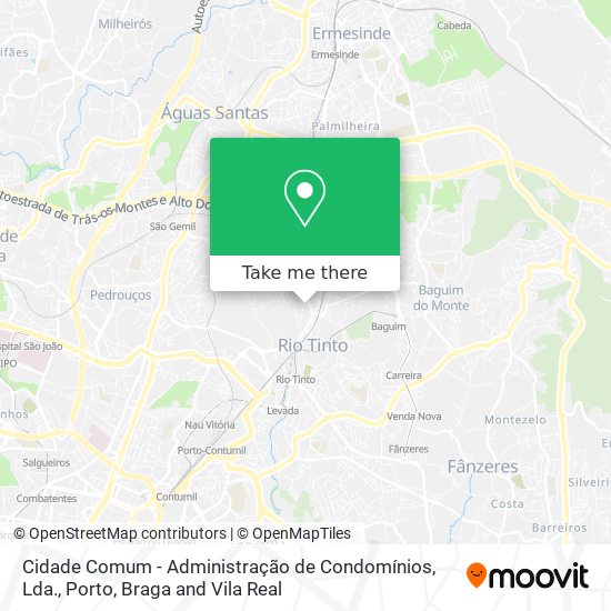 Cidade Comum - Administração de Condomínios, Lda. map