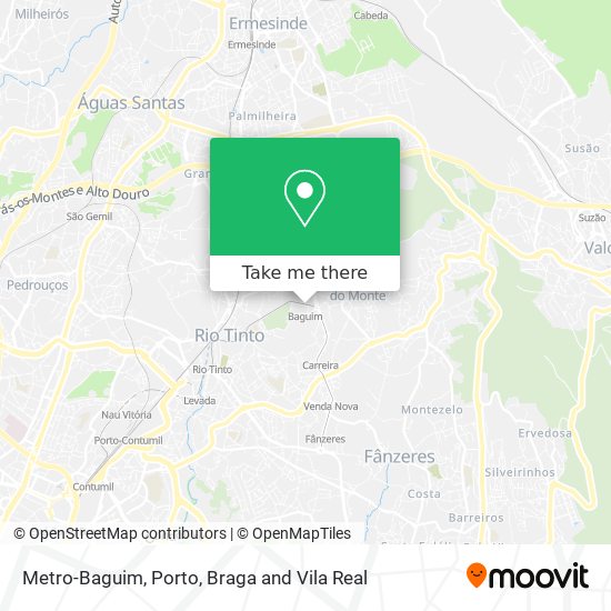 Metro-Baguim map